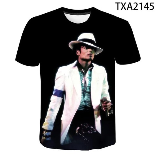 TShirts Singer Michael Jackson 3D Print Casual Fashion Oversized Round Neck - Picture 29 of 38