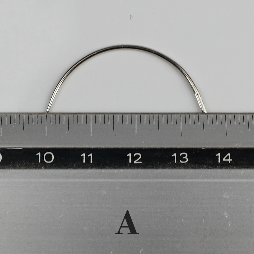 Nadeln SET : 8 gebogene Nadel Polsternadel Nähnadel Rund Leder Sattlernadel  - Bild 2 von 4