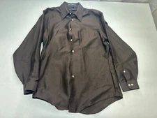 Geoffrey Beene dress shirt Men's size 16 - 32/33 brown