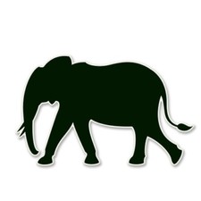 Elephant Black Car Laptop Phone Vinyl Sticker - SELECT SIZE