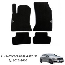 Velours Automatten Für Mercedes-Benz A-Klasse Bj.2013-2018 Fußmatten Teppiche