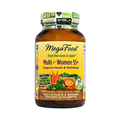 MegaFood Multi for Women 55+, 60 Tablets
