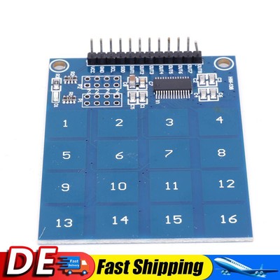 TTP229 Touch Capacitive Board 2.4V-5.5V 16 Channel Convenient Useful for Arduino