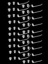 60pcs Ear Plug with 20 tubes Siemens Resound BTE Hearing Aid Aids Eartips Domes