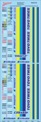 Courses de Rue 24 1/24 Décalcomanies 180x55mm INTERDECAL - Photo 1/2