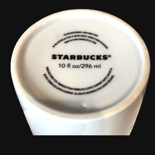 Taza de viajero Starbucks Confetti 2015 ""Best Day Ever"" doble pared 10 Fl Oz - Imagen 15 de 15
