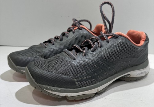 Abeo Diamond Aero System Womens Athletic Shoes Size 12 Med Gray Orange Low Top