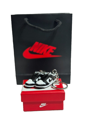 3D Sneaker Keychain Inspired Nike Panda Low Dunks 03 