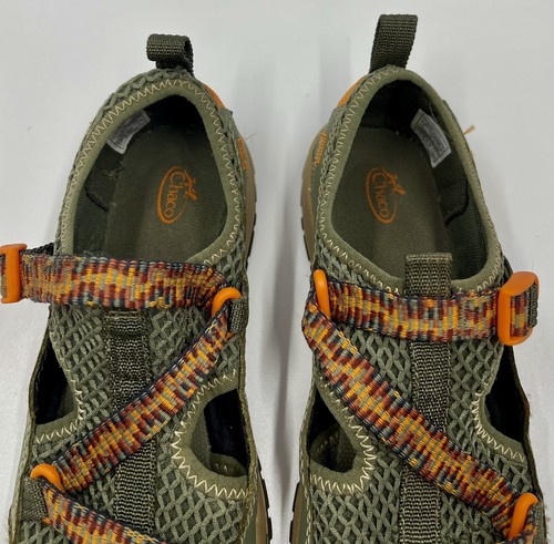 Chaco Odyssey Todo Terreno Secado Rápido Deporte Niños Sandalias Zapatos Talla 1 Verde Naranja - Imagen 16 de 24