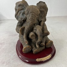 Ruby's Collection African Elephant  Mother & Child Teardrop Figurine 7