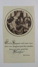IMAGE PIEUSE ANCIENNE HOLY CARD PROFESSION DE FOI 1957 LYCEE CARNOT PARIS