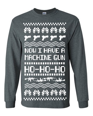 die hard machine gun sweater