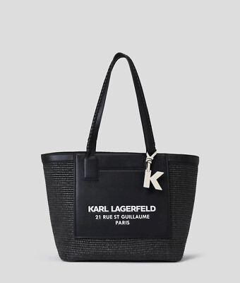 Karl Lagerfeld, Handtasche, Damen, RUE ST-GUILLAUME GROSSE TOTE-BAG AUS BAST
