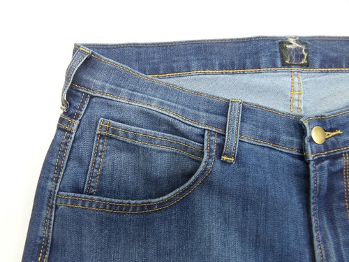 Lee jeans mens Daren slim straight jeans 'True Blue' FACTORY SECONDS L145 - Picture 2 of 10