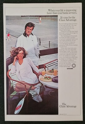 1978 Chase Manhattan Bank Ephemera Vintage 7x10'' Print Ad 1970's Chase Advantage