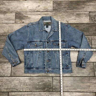 Vintage 90's EXP Jeans By Express Blue Denim Jacket Women's Small
