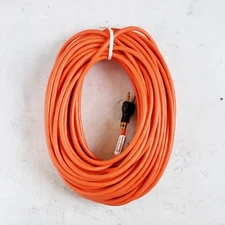 100' 16 Gauge Light Duty Orange Indoor/Outdoor Extension Cord - MADE IN USA