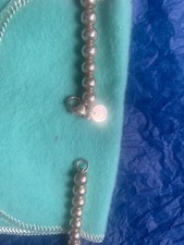 Tiffany's silver ball bracelet 10mm. Used EXCELLENT condition