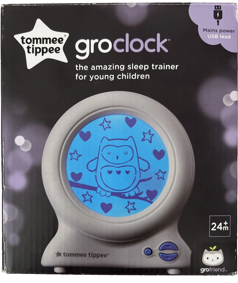 Réveil éducatif Groclock de Tommee Tippee, réveil et veilleuse pour jeunes  enfants 