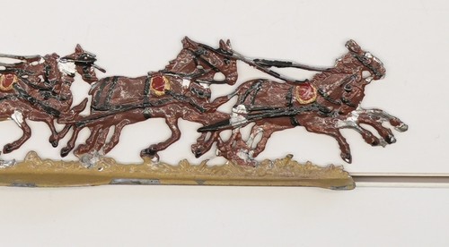Zinnfiguren Museal - Heinrichsen 1880 - Überfall auf Postkutsche - Selten - Bild 4 von 7