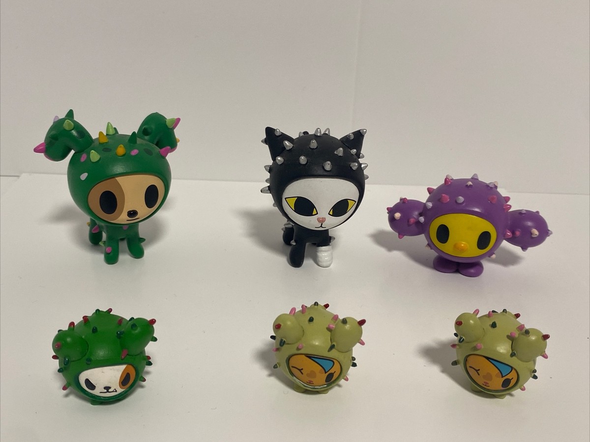 Tokidoki CACTUS PETS Series 1 /Lot /NOTTE Cat Kitty, Diego, Lil