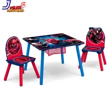 Spider Man Table and 2 Chairs with Storage Set by Delta Children Toddler