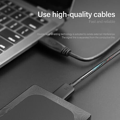 4TB External Hard Drive Ultra Slim Portable HDD-USB 3.0 for PC, - Picture 7 of 7