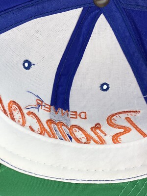 Sports Specialties Denver Broncos Script NFL Snapback Hat Cap 90s
