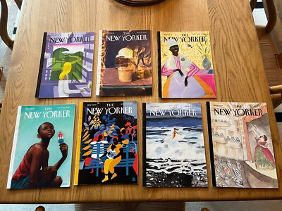 Bundle of 7x New Yorker Magazines June - August 2020