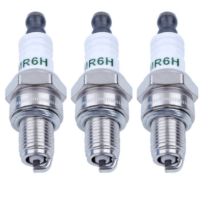 Spark Plug 3365 For Stihl Honda Husqvarna 4MIX Trimmer Brush Cutter CMR6H 3Pcs