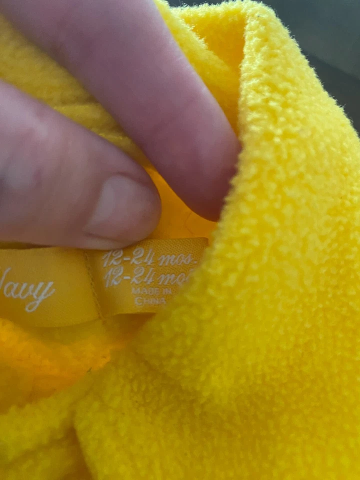 Disfraz de bombero azul marino antiguo para niño traje amarillo talla 12-24 meses Foto 4 de 4