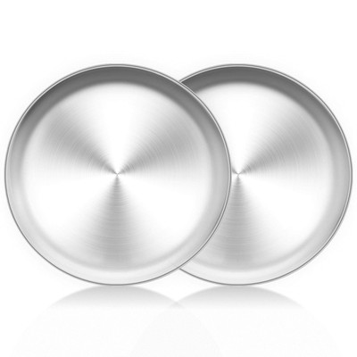 Pizza Pan, 10 inch Pizza Pans Pizza Tray Stainless Steel for Oven Baking, Non