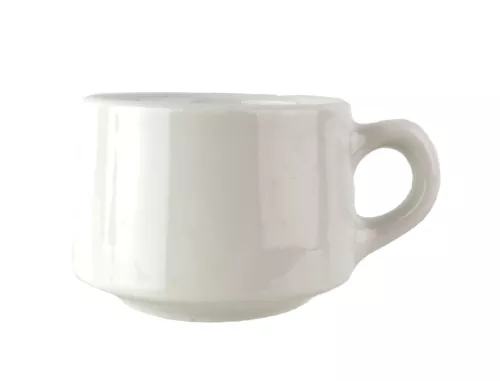 Vtg Sterling China Liverpool Ohio White Porcelain Restaurant Ware Coffee Cup