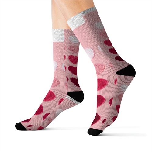 Socksmith Women's Crew Socks Hearts Valentine Novelty Footwear - Picture 10 of 13