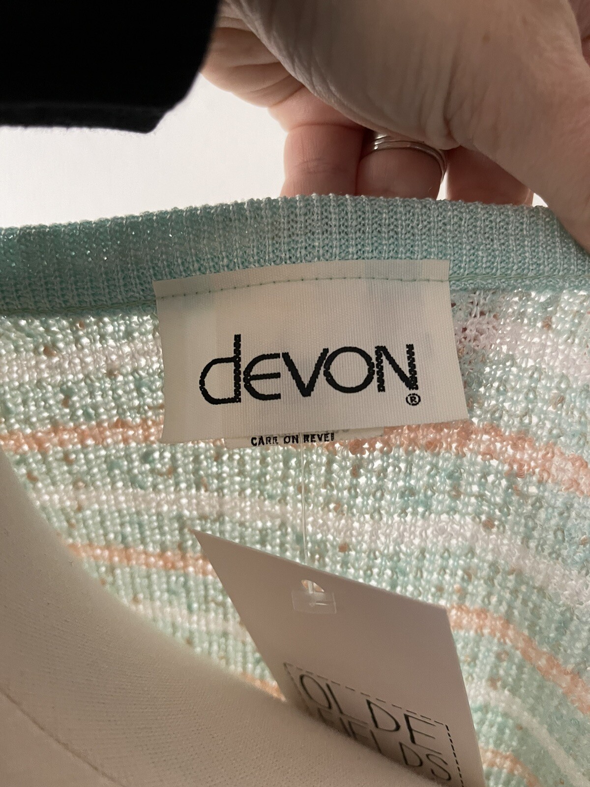 Vintage Devon Cardigan- Size Large - image 2