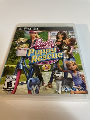 Barbie & Her Sisters Puppy Rescue PS3 (Sony PlayStation 3, 2015) No Manual