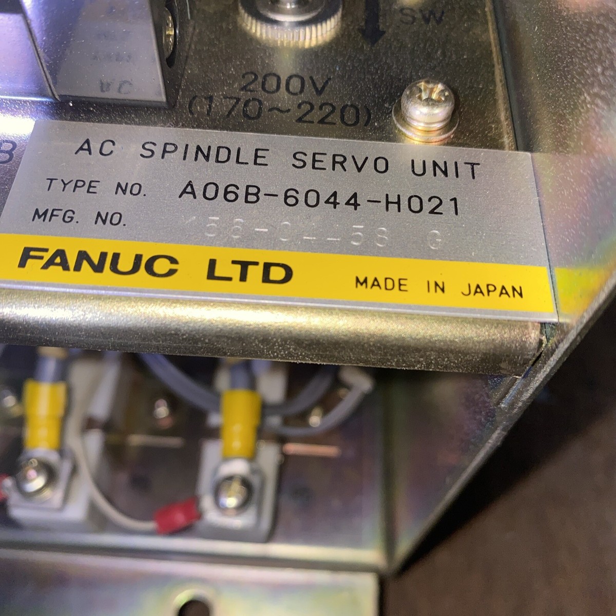 FANUC A06B-6044-H021 SPINDLE DRIVE Used Tested 2 Available | eBay