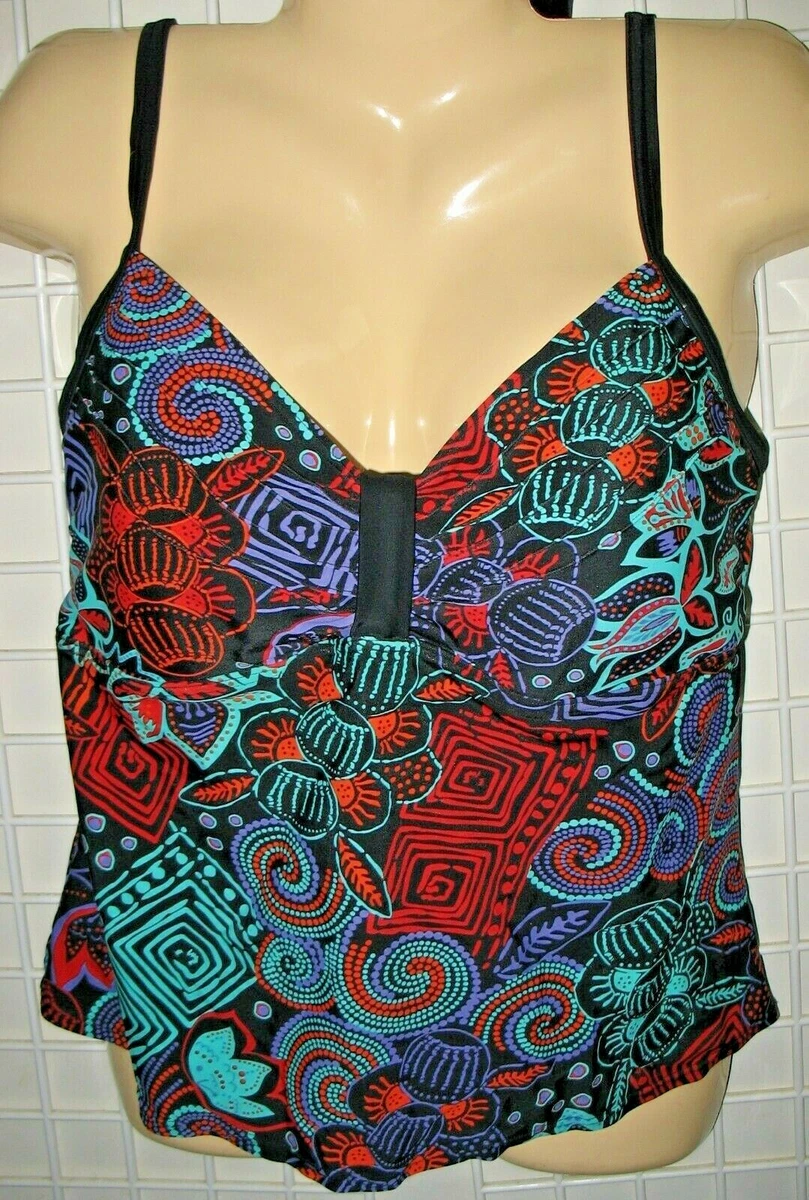 SIMON CHANG 16 TANKINI SWIM BATHING SUIT TOP