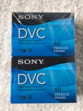 Lot of 4 Sony Premium Mini DVC Digital Video Cassette 60 Minutes/Tape DVM60PRR