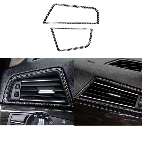 Para BMW F10 Serie 5 Accesorios interiores de fibra de carbono Cubierta completa del kit 2011-2017 - Imagen 6 de 12