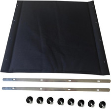 Universal 18" Wheelchair Replacement Seat - Durable Nylon Upholstery 18x16