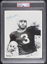 1941-1952 Tony Canadeo Green Bay Packers Signed 8x10 Photo (PSA Slabbed)