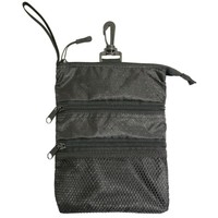 Zippered Golf Accessory Caddy Pouch Black/black on sale Zippered Golf Accessory Caddy Pouch Black/black on sale