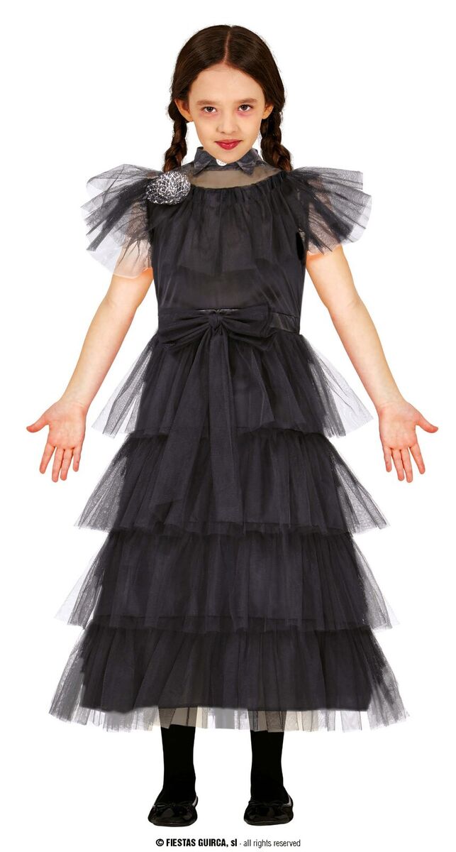 Prom On Wednesday Costume, Spooky Girl Costume 