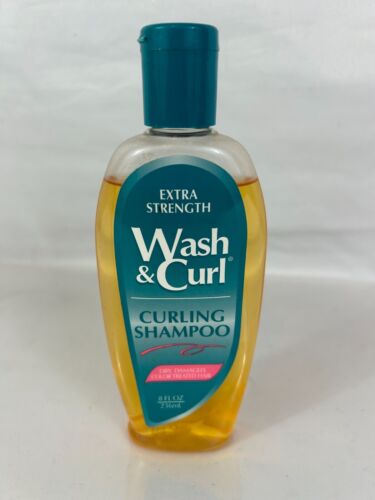 Vintage Nutra Care Wash & Curl Extra Strength Dry Hair Curling Shampoo 8 fl. oz