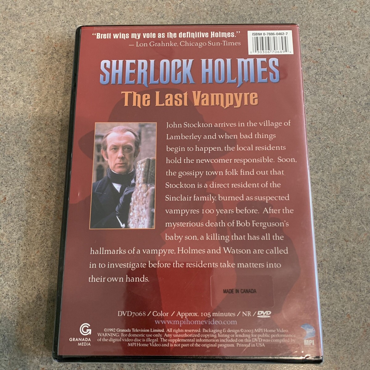 (未使用･未開封品)Sherlock Holmes: The Last Vampire [DVD] Amazon.com: Sherlock Holmes - The Last Vampyre : Jeremy
