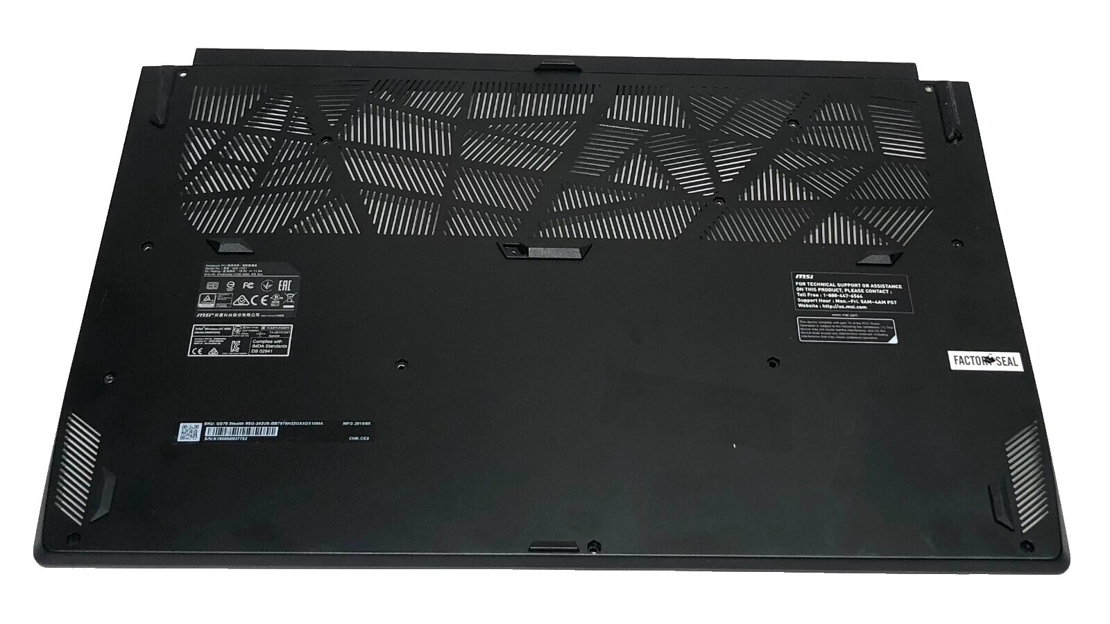 Lenovo Yoga 9-14ITL05 Repose-Main Touchpad Housse Clavier Nordic Noir