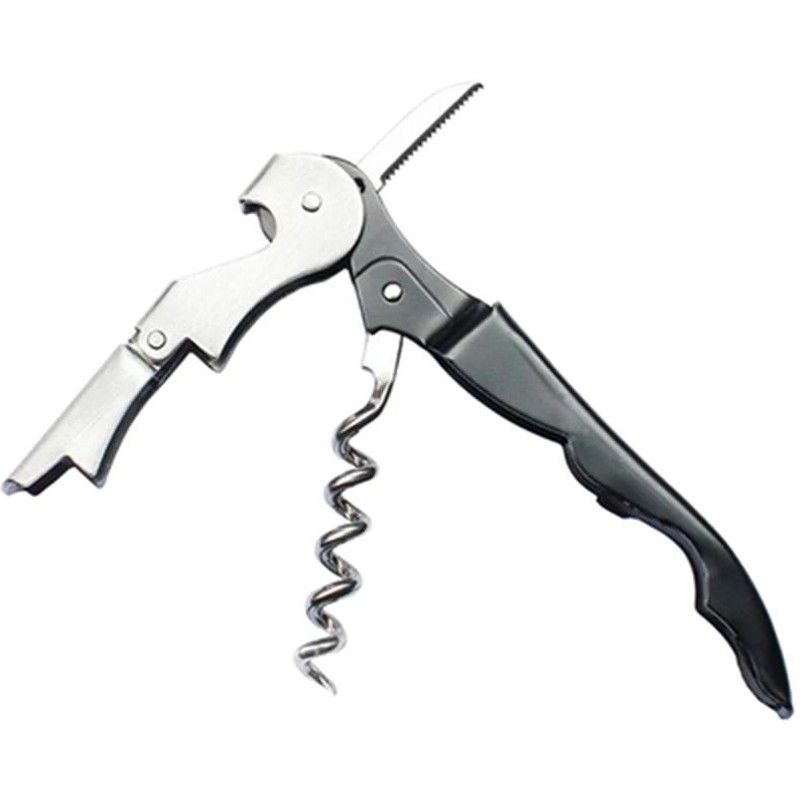 Wine Opener,Wing Corkscrew Wine Bottle Opener with Multifunctional Bottle Opener