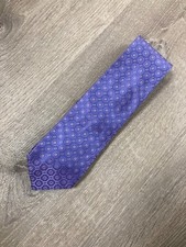 The Mens Store Bloomingdale's Men's PURPLE MICRO GEO NEAT SILK TIE T2
