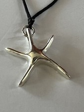 Collana con ciondolo regolabile stelle marine argento sterling moderno DoDo Jewelry